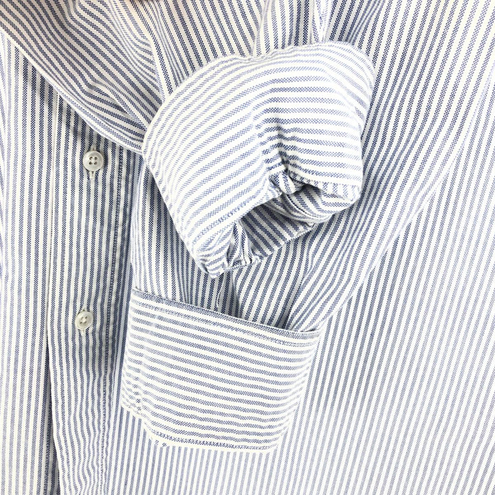 Brooks Brothers MAKERS Long Sleeve Button-Down Striped Shirt Made in USA Men's XL /eaa433895