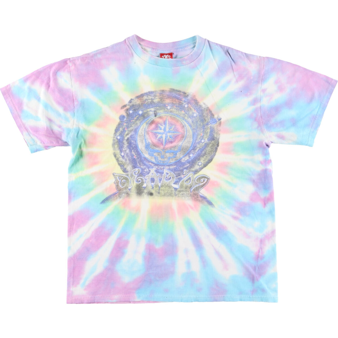 GRATEFUL DEAD THE DEAD TOUR 2009 Tie-dye Pattern Band T-shirt Men's L /eaa433915