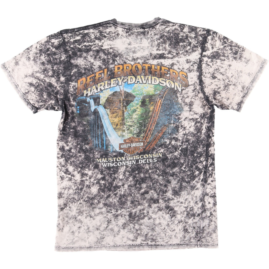 Harley-Davidson Bleached Motorcycle Bike T-Shirt Men's M /eaa433916