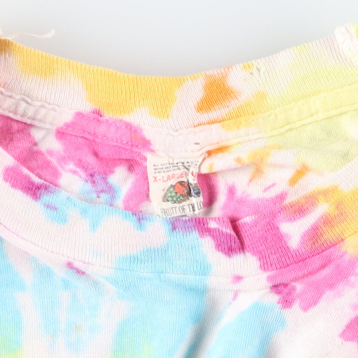 90'S Fruit of the Loom tie-dye T-shirt, made in the USA, men's XL, vintage /eaa433921