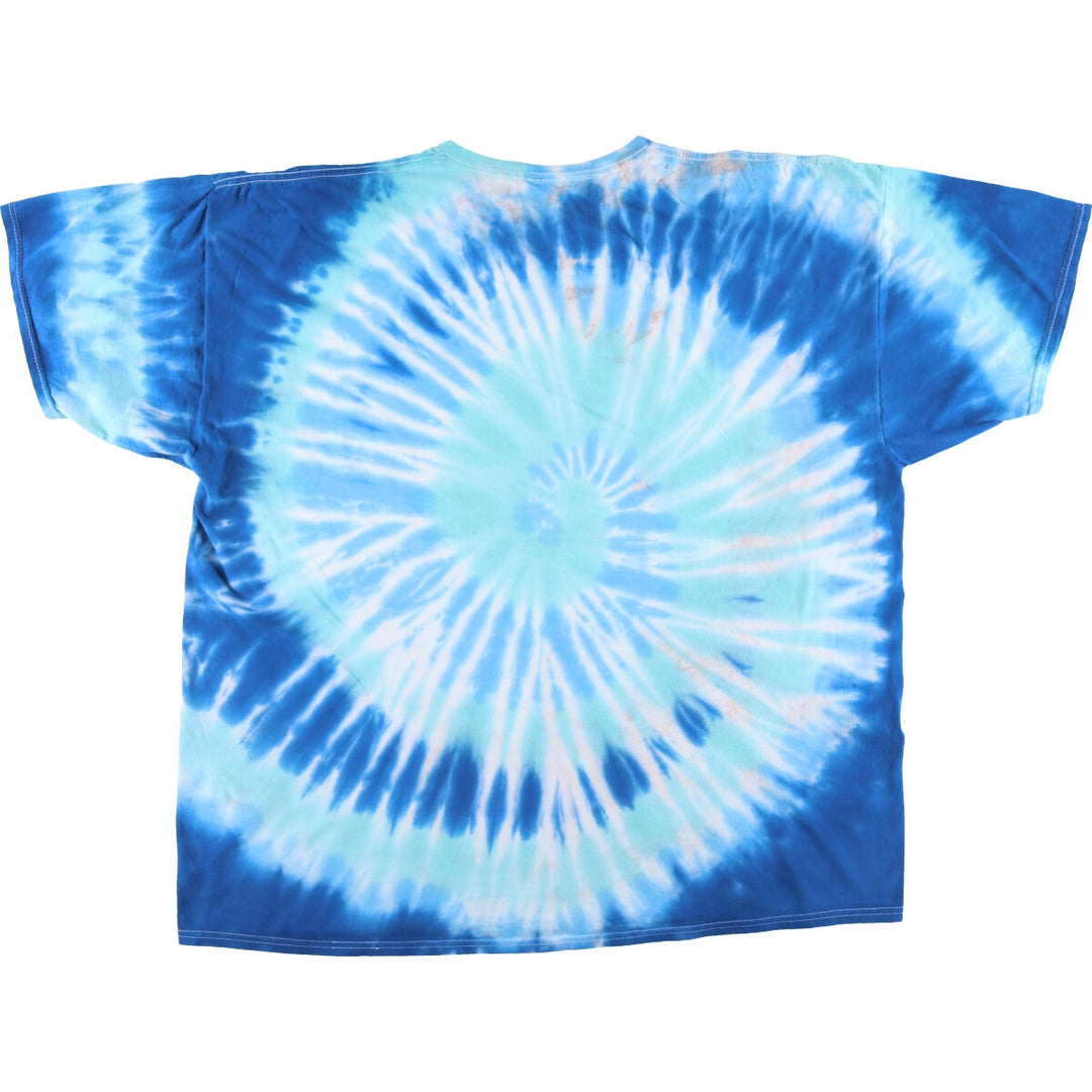 GRATEFUL DEAD Grateful Dead Tie-dye Pattern Skull Pattern Band T-shirt Band Tee Men's XXL /eaa433928