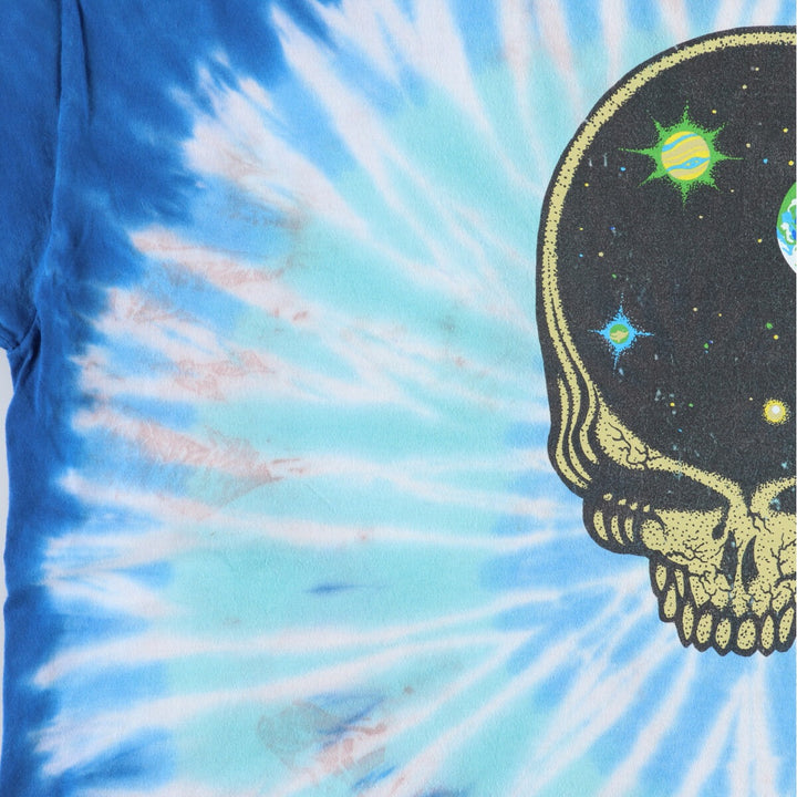 GRATEFUL DEAD Grateful Dead Tie-dye Pattern Skull Pattern Band T-shirt Band Tee Men's XXL /eaa433928