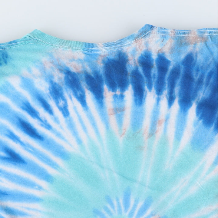 GRATEFUL DEAD Grateful Dead Tie-dye Pattern Skull Pattern Band T-shirt Band Tee Men's XXL /eaa433928