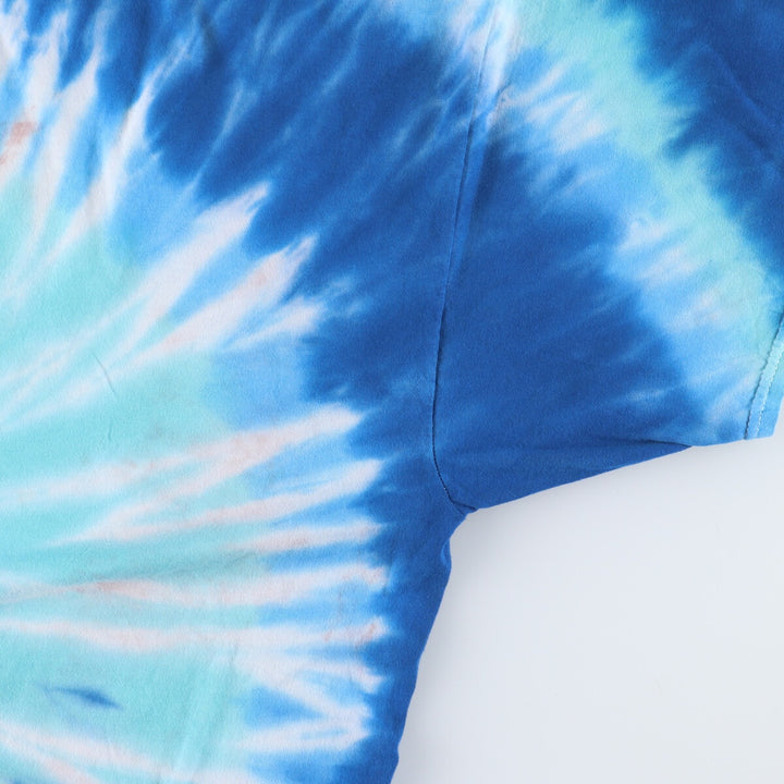 GRATEFUL DEAD Grateful Dead Tie-dye Pattern Skull Pattern Band T-shirt Band Tee Men's XXL /eaa433928