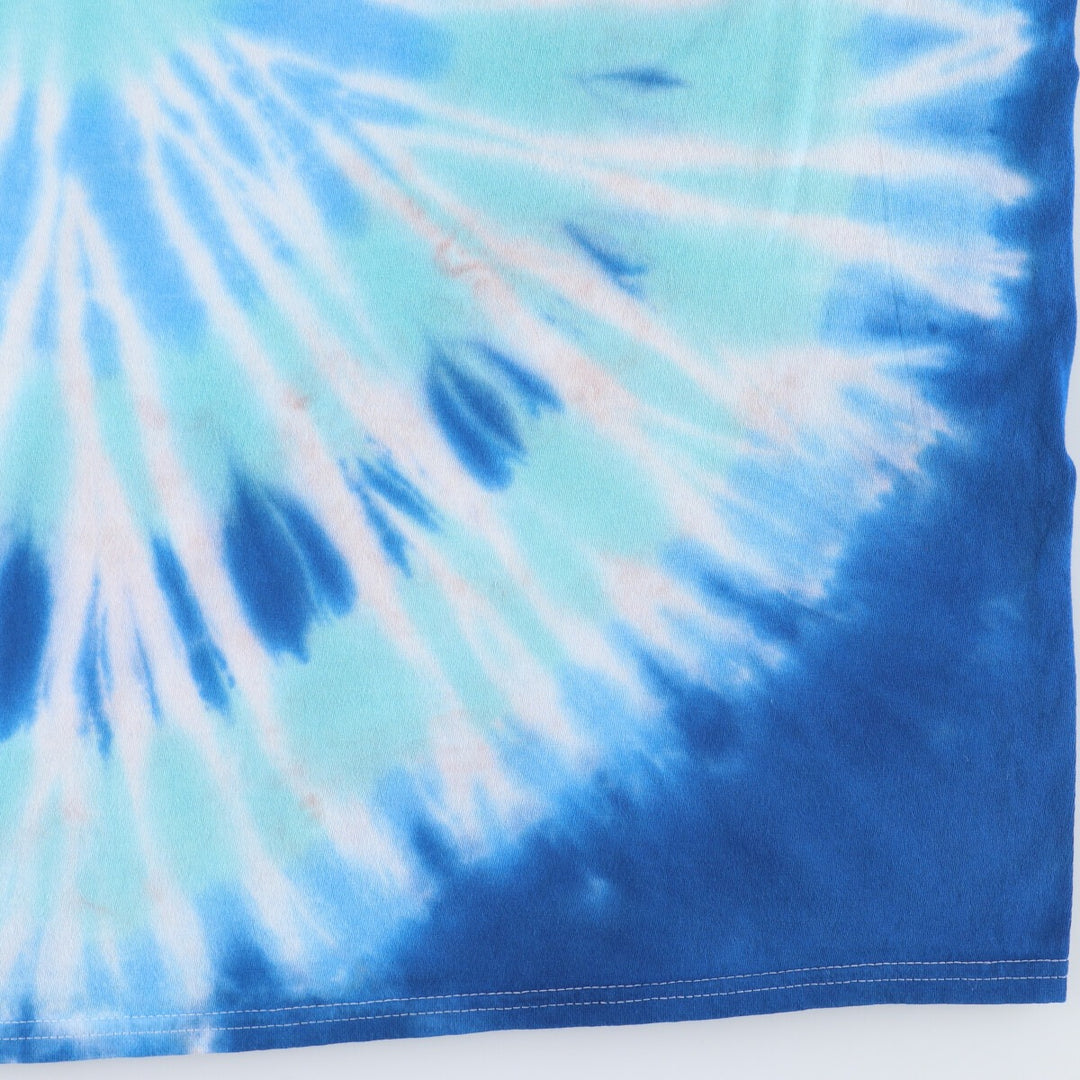 GRATEFUL DEAD Grateful Dead Tie-dye Pattern Skull Pattern Band T-shirt Band Tee Men's XXL /eaa433928