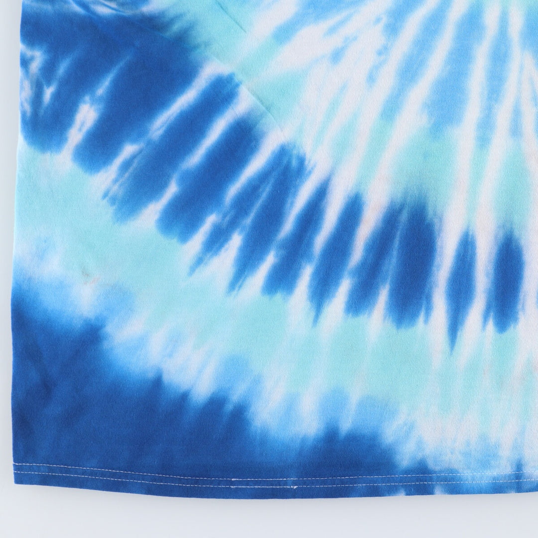 GRATEFUL DEAD Grateful Dead Tie-dye Pattern Skull Pattern Band T-shirt Band Tee Men's XXL /eaa433928