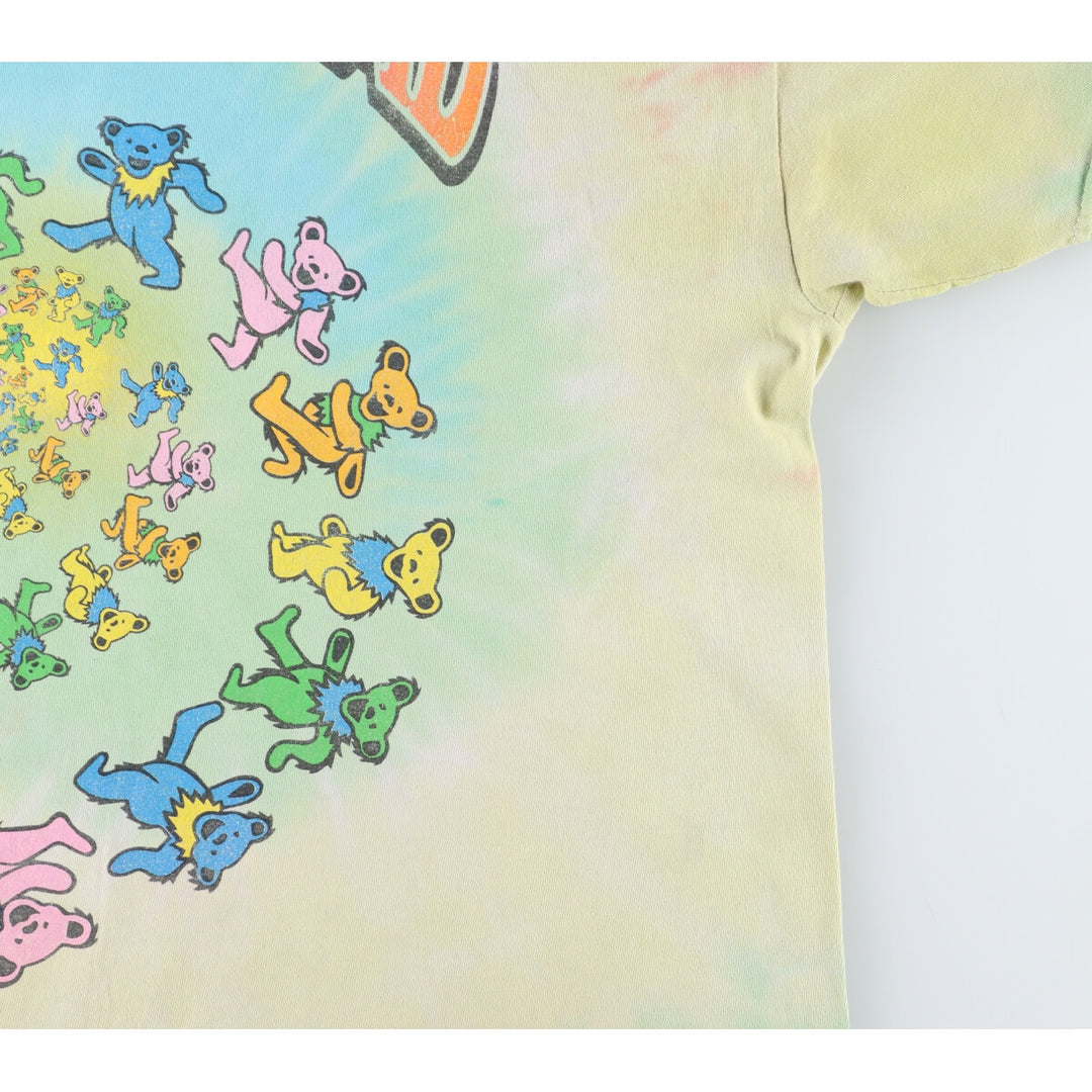 GRATEFUL DEAD Grateful Dead Tie-dye Pattern Band T-shirt Band Tee Men's XXL /eaa433929