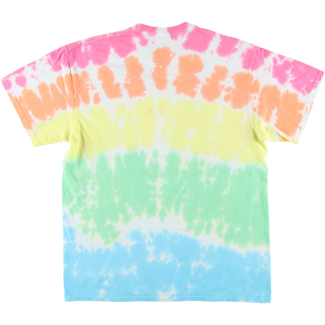 LIQUID BLUE WOOD STOCK Woodstock Festival Tie-dye Pattern Band T-shirt Band T Men's L /eaa433935