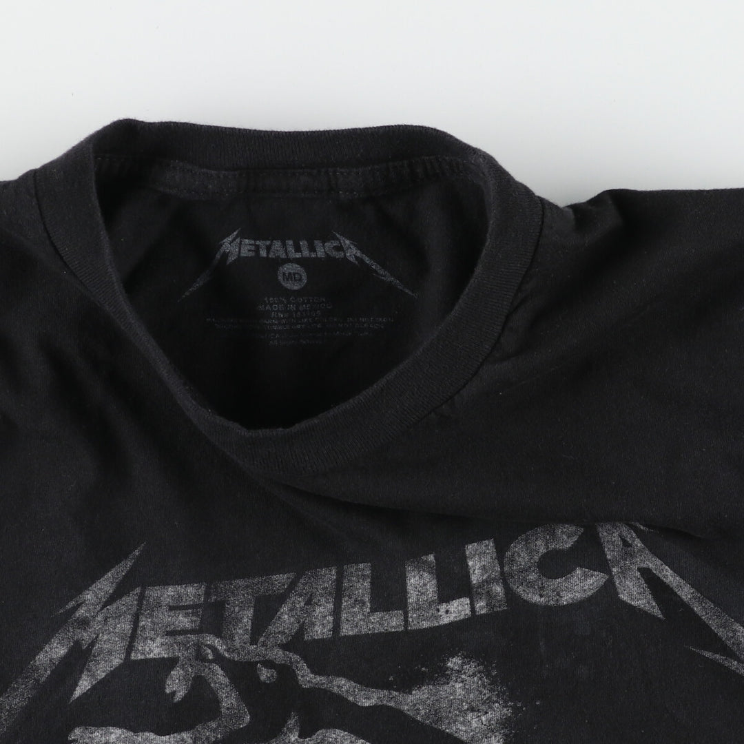 METALLICA Metallica Band T-shirt Band T Men's M /eaa433957