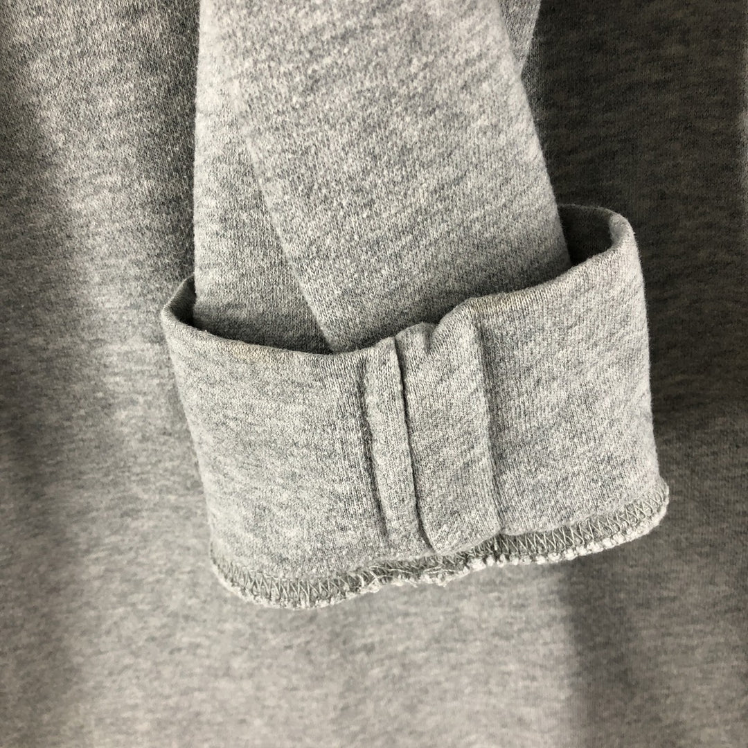 NAUTICA Half-Zip Sweatshirt, Men's Size L cotton gray type Vintage Second Hand