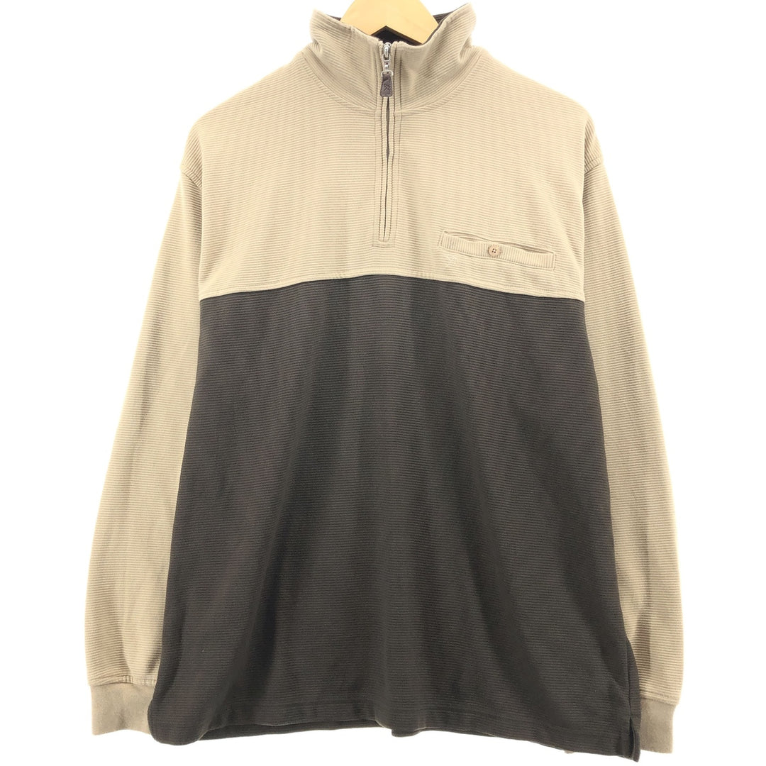 ARNOLD PALMER Two-tone half-zip sweatshirt, trainer, men's size L / eaa434024