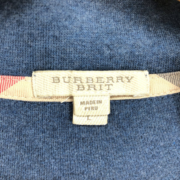 Burberry's BRIT half-zip sweatshirt, sweatshirt, men's size L / eaa434040