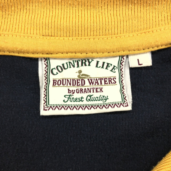 BOUNDED WATERS Half-Zip Sweatshirt Trainer Men's L size /eaa434047