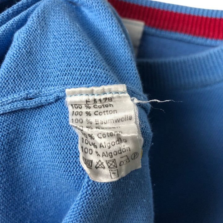 Lacoste Cotton Knit Sweater, Size 5, Men's Size L cotton Blue type light blue Vintage Second Hand
