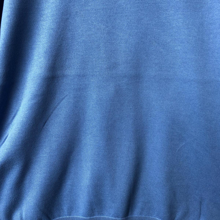 Lacoste Cotton Knit Sweater, Size 5, Men's Size L cotton Blue type light blue Vintage Second Hand