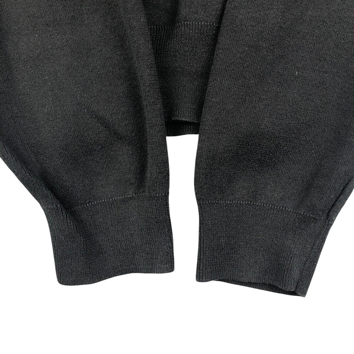 Ralph Lauren POLO by Ralph Lauren V-neck Pima cotton knit sweater, men's size L Pima Cotton black type Vintage Second Hand