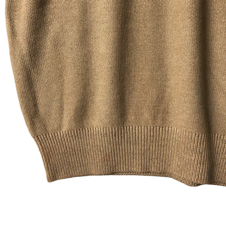 Marlboro Classics Cotton Knit Sweater, Men's Size L cotton Beige type Vintage Second Hand
