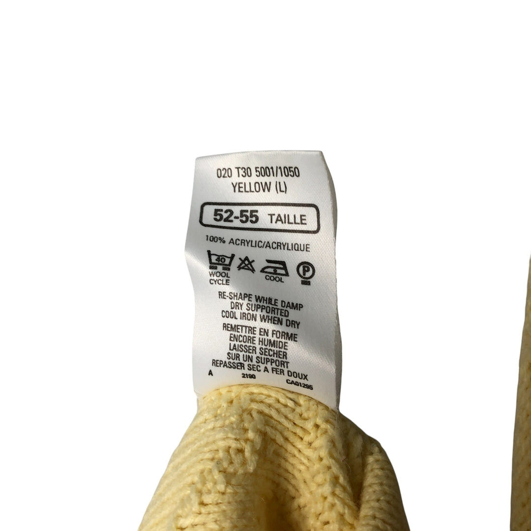 St. Michael Acrylic Knit Sweater, Made in England, Men's Size L acrylic yellow type Vintage Second Hand