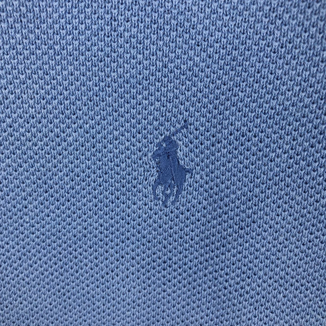 Ralph Lauren POLO RALPH LAUREN linen and cotton knit sweater, men's size M linen Blue type light blue Vintage Second Hand