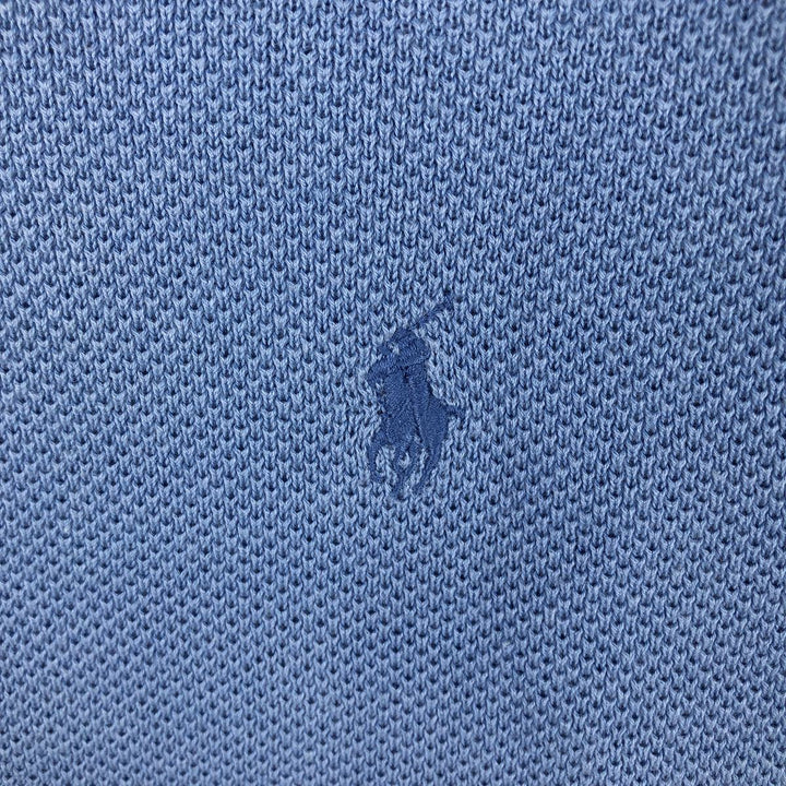 Ralph Lauren POLO RALPH LAUREN linen and cotton knit sweater, men's size M linen Blue type light blue Vintage Second Hand