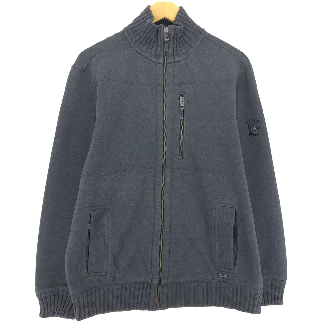 90'S Calvin Klein Full Zip Sweatshirt Trainer Men's M Vintage /eaa434201