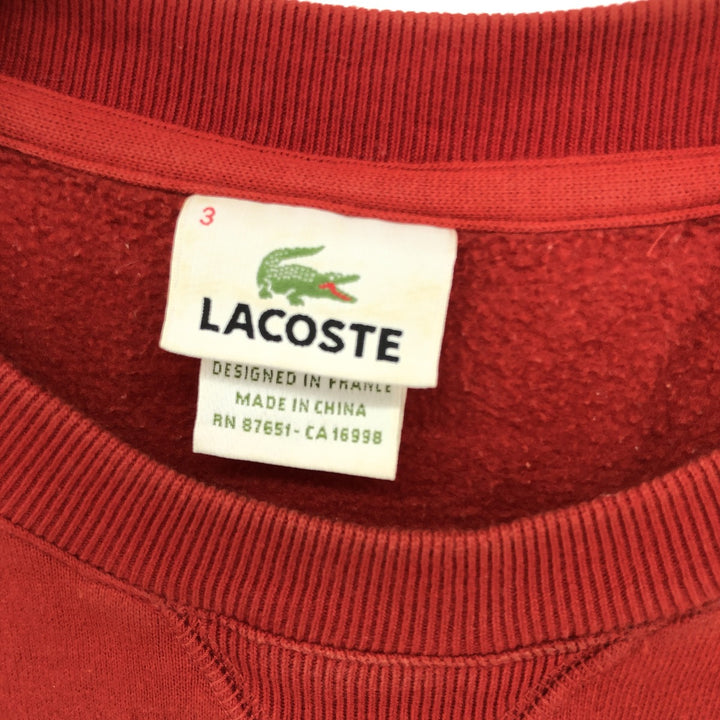 Lacoste LACOSTE French design one point logo sweatshirt trainer 3 men's S /eaa434223