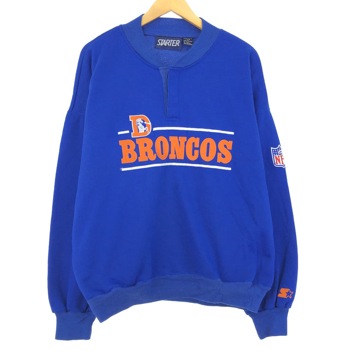 Starter NFL DENVER BRONCOS Denver Broncos Sweatshirt Sweatshirt Men's L /eaa434227
