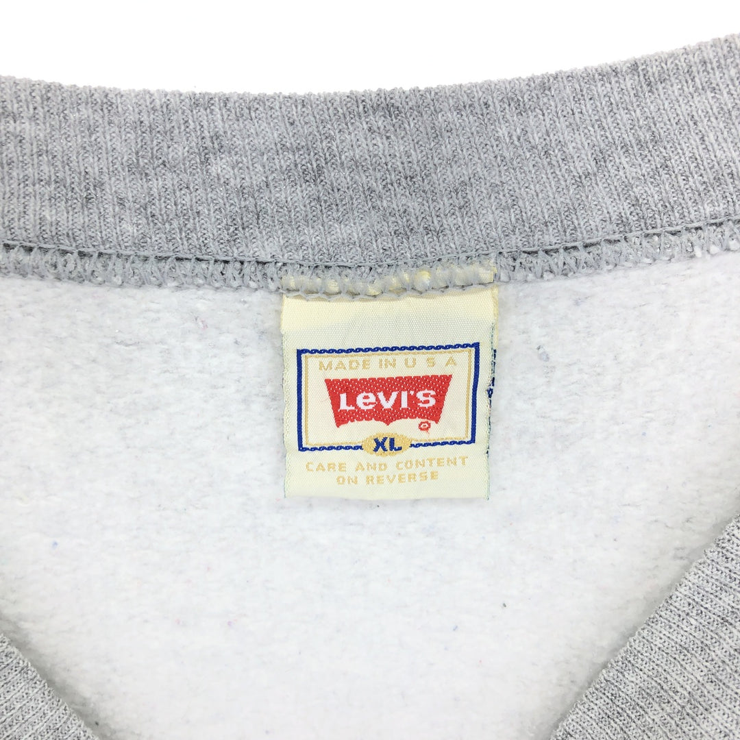 90'S Levi's printed sweatshirt, made in USA, men's XL size, vintage /eaa434252