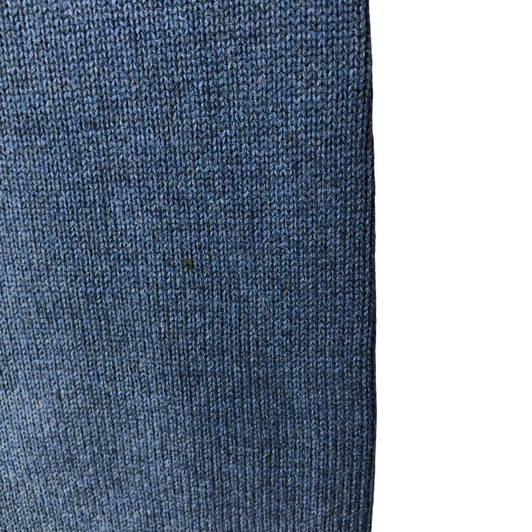 2000'S ~ NAUTICA Cotton Knit Sweater, Men's Size M cotton blue type Vintage Second Hand