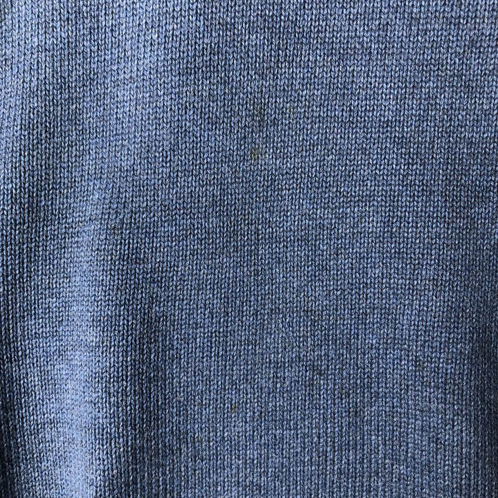 2000'S ~ NAUTICA Cotton Knit Sweater, Men's Size M cotton blue type Vintage Second Hand
