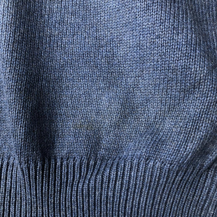 2000'S ~ NAUTICA Cotton Knit Sweater, Men's Size M cotton blue type Vintage Second Hand