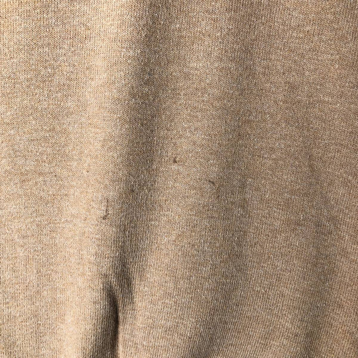 Ralph Lauren POLO RALPH LAUREN Slim Fit Pima Cotton V-Neck Pima Cotton Knit Sweater, Men's Size Medium unclear beige type brown Vintage Second Hand