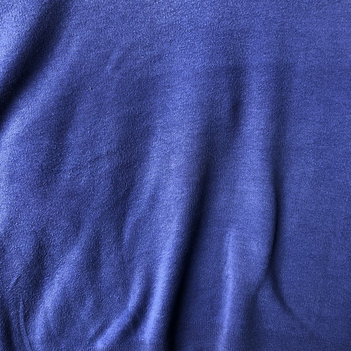 Vintage 1980'S LL Bean turtleneck knit sweater, made in the USA, men's size XL unclear blue type Vintage Second Hand