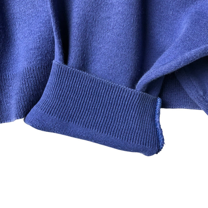 Vintage 1980'S LL Bean turtleneck knit sweater, made in the USA, men's size XL unclear blue type Vintage Second Hand