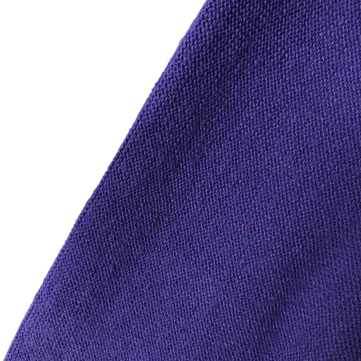 Vintage 1990'S Lacoste IZOD V-neck acrylic knit sweater, made in the USA, size L, men's size L acrylic purple type Vintage Second Hand