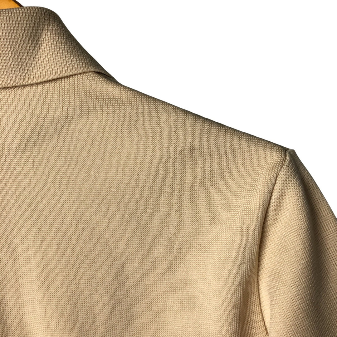 Polo knit sweater, men's size S unclear ivory Vintage Second Hand