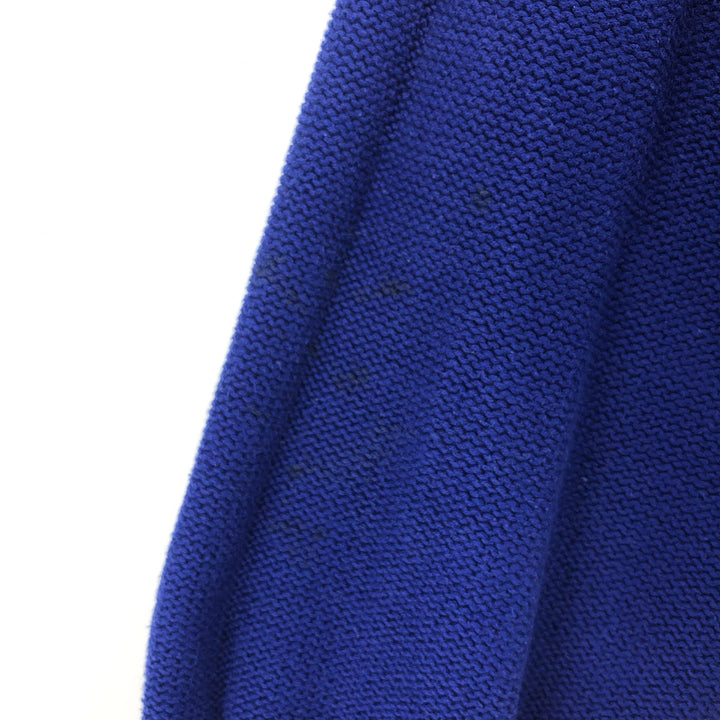 90s~ Tommy Hilfiger Cotton Knit Sweater Men's XL Vintage cotton blue type Vintage Second Hand