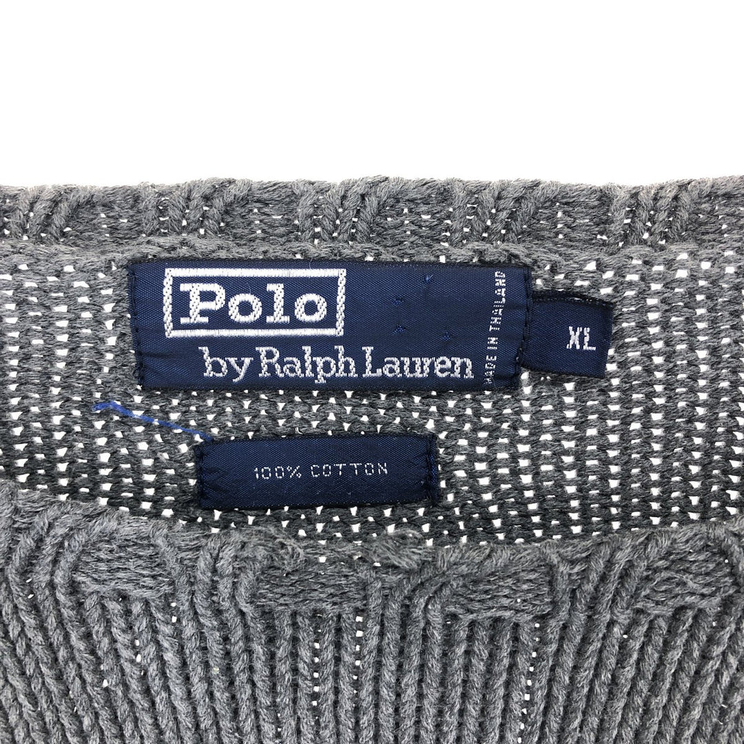 Ralph Lauren POLO by Ralph Lauren Cotton Knit Sweater Men's XL /eaa434486