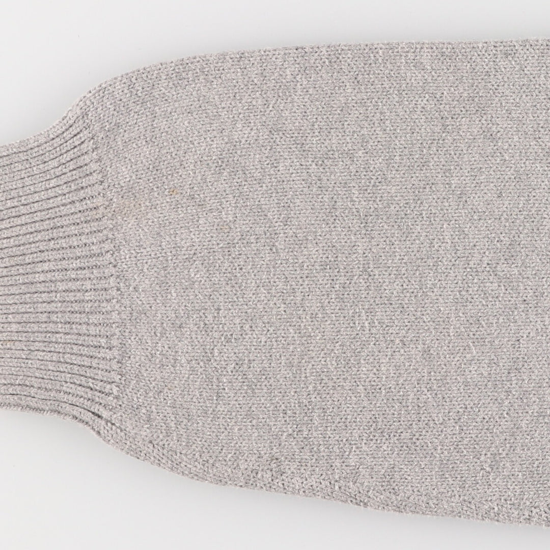 2000'S ~ Nautica Knit Sweater Men's XL unclear gray type Vintage Second Hand