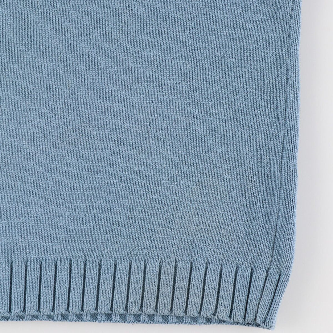 CHAPS Cotton Knit Sweater, Men's XL Size cotton blue type Vintage Second Hand