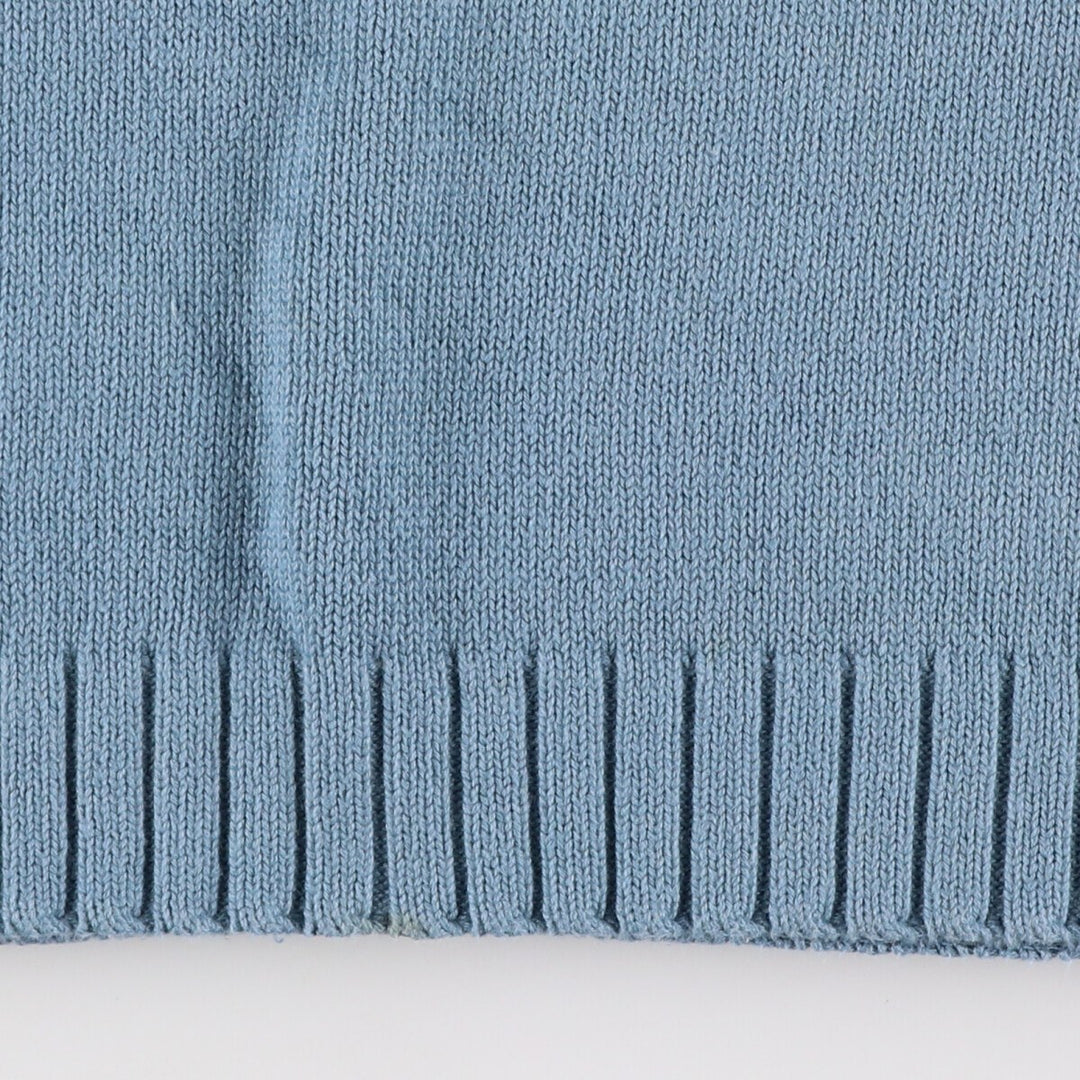 CHAPS Cotton Knit Sweater, Men's XL Size cotton blue type Vintage Second Hand