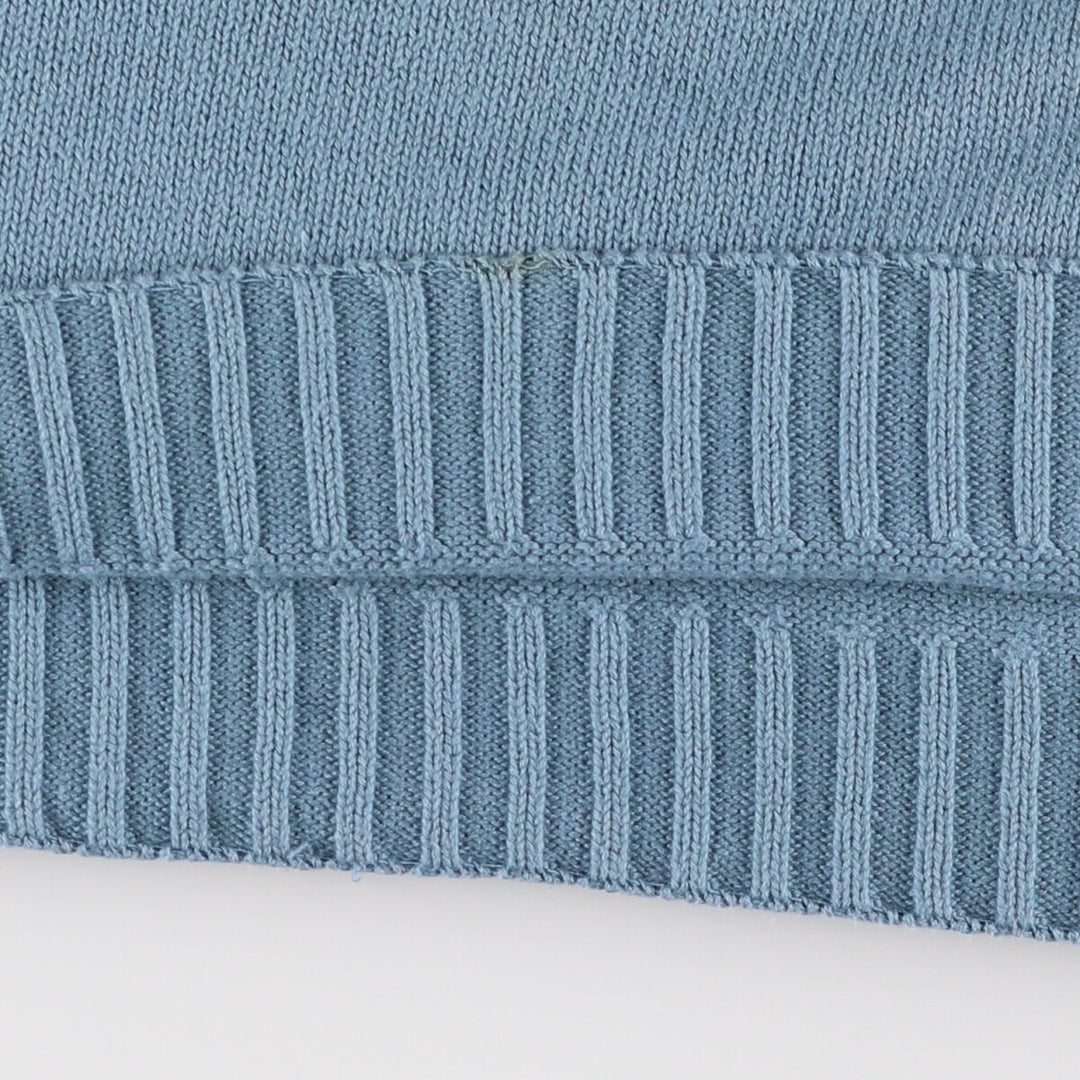 CHAPS Cotton Knit Sweater, Men's XL Size cotton blue type Vintage Second Hand