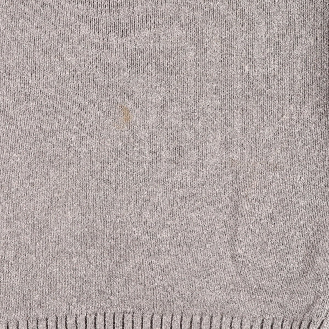 IZOD Cotton Knit Sweater Men's XL cotton gray type Vintage Second Hand