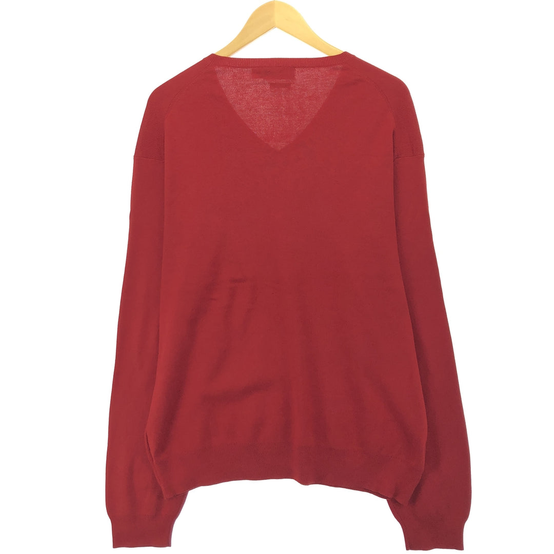 Ralph Lauren POLO RALPH LAUREN V-neck Pima cotton knit sweater Men's XXL / eaa434556