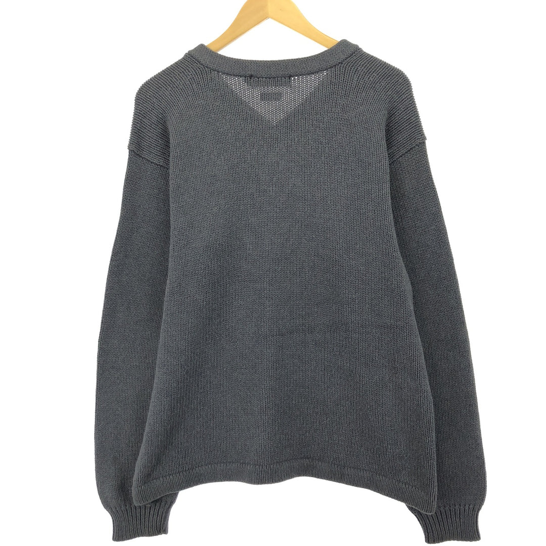 Ralph Lauren POLO by Ralph Lauren V-neck cotton knit sweater, men's size L / eaa434558