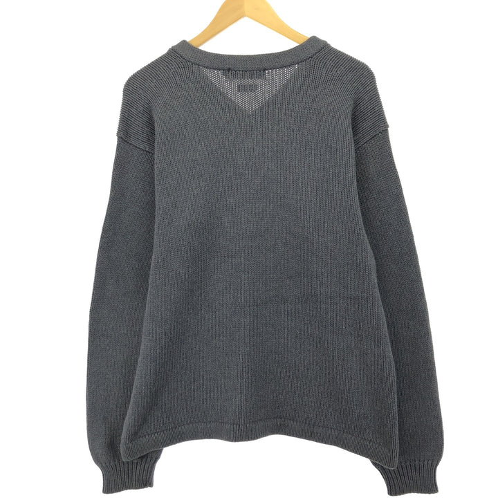 Ralph Lauren POLO by Ralph Lauren V-neck cotton knit sweater, men's size L / eaa434558