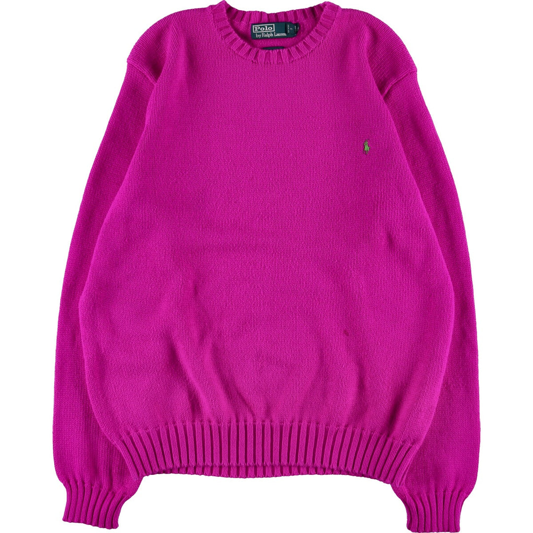 Ralph Lauren POLO by Ralph Lauren Cotton Knit Sweater Women's L size / eaa434562