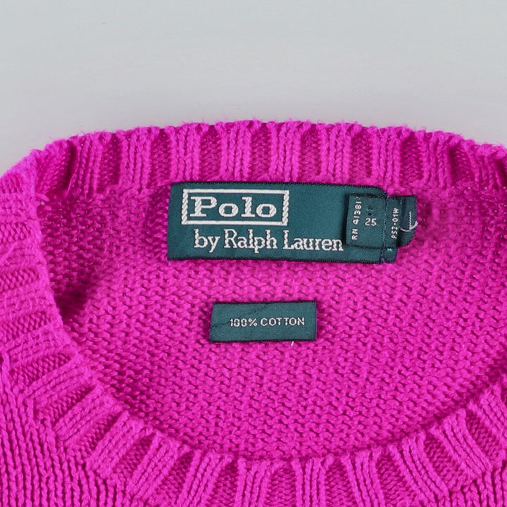 Ralph Lauren POLO by Ralph Lauren Cotton Knit Sweater Women's L size / eaa434562