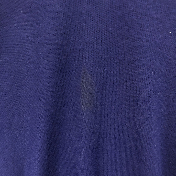 90'S Champion V-neck acrylic knit sweater, Made in USA, Men's XL, Vintage acrylic navy blue type Vintage Second Hand