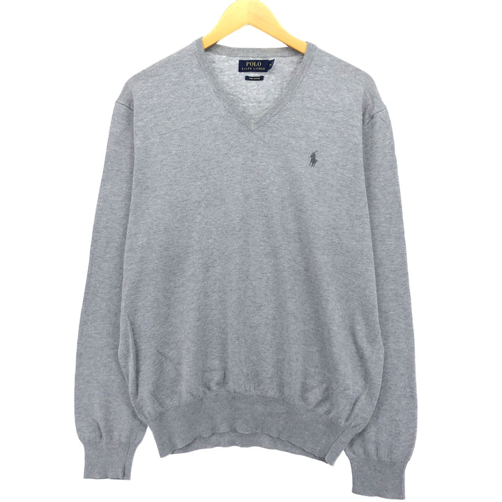 Ralph Lauren POLO RALPH LAUREN V-neck Pima cotton knit sweater Men's M size / eaa434569